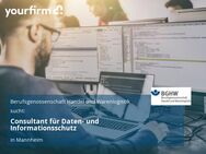 Consultant für Daten- und Informationsschutz - Mannheim