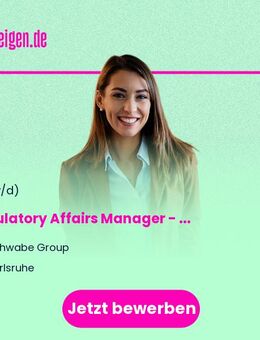 Regulatory Affairs Manager (m/w/d) - Phytopharmaka - Karlsruhe