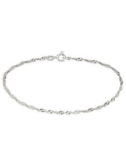 Bruno Banani Armband Schmuck Geschenk Silber 925 Armschmuck Armkette Singapurkette, Made in Germany
