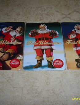 Postkarten NEU COCA-COLA-Weihnachts-Metallpostkarten - Wiesbaden