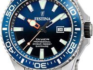 Festina Taucheruhr Diver Collection F20663/1, Armbanduhr, Quarzuhr, Herrenuhr, Edelstahlarmband, Datum, Saphirglas