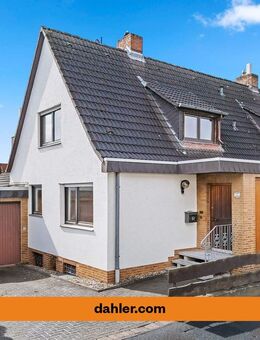 Reihenendhaus mit großer Garage und schönem Garten in ruhiger Lage im Forstfeld. - Kassel