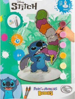 CRAFT Buddy Malen nach Zahlen Buddies, Stitch XL
