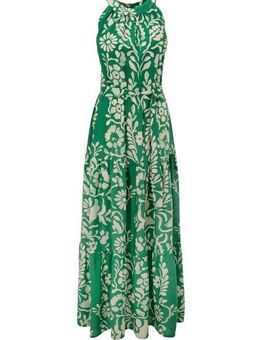 Aniston CASUAL Sommerkleid (mit abnehmbaren Bindeband) mit extravagantem Blumendruck - jedes Teil ein Unikat