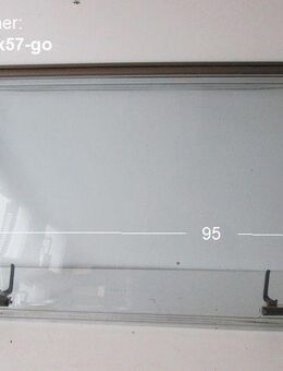 Adria Wohnwagen Fenster Roxite 60 ca 95 x 57 gebr. D78 (IMV Adria 2 / 440 / 4051 Optima, Leiste goldfarben, Scheibe leicht hellblau) - Schotten Zentrum