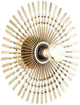 Brilliant Wandleuchte Mendoza, ohne Leuchtmittel, Wandleuchte 33cm gold