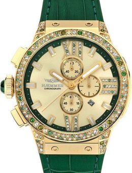 HAEMMER GERMANY Chronograph EMINENT TESSY, E-016, Quarzuhr, Armbanduhr, Damenuhr, analog, Tag, Stoppfunktion