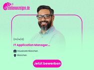 IT Application Manager (m/w/d) - München