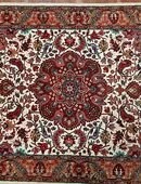 Perserteppich Orient Teppich Isfahan Vögel Garten Paradies Wolle Persien Iran in 90459