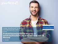 Produktionsmitarbeiter Pharma in Dauernachtschicht (m/w/d) befristet auf 18 Monate - Wedel
