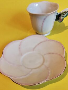 Mokkatasse mit Untertasse (Porzellan) - Aachen