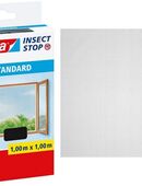 tesa Insektenschutz-Fensterrahmen Insect Stop Standard Fliegengitter für Fenster - 1.0 m : 1.0 m, (Packung, 1-St., Fliegennetz, Klettband), Insektenschutzgitter -Fliegenetz ohne Bohren-zuschneidbar in 00000