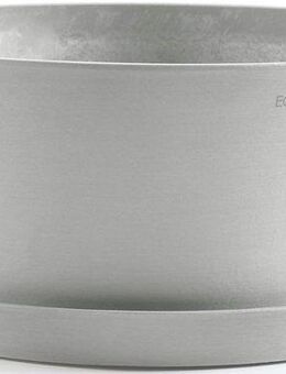 ECOPOTS Blumentopf Frankfurt 30 Weißgrau, für innen und außen: frostsicher, bruchsicher und lichtbeständig