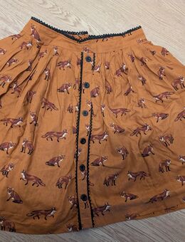 Knielanger Rock - Füchse - Hell Bunny - retro Rockabilly - wNeu! - Ludwigsfelde Zentrum