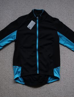Crane Herren Radsport Thermoradjacke schwarz türkisblau 50 ( M ) - Niddatal