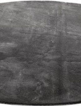 Homie Living Teppich Lago, rund, Höhe: 19 mm, Kurzflor, Uni Farben, ideal im Wohnzimmer & Schlafzimmer