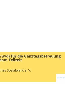 Erzieher (m/w/d) für die Ganztagsbetreuung (eFöB) im Team Teilzeit - Berlin