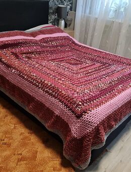 Gehäkelte Wolldecke ( Handmade ) - Geesthacht