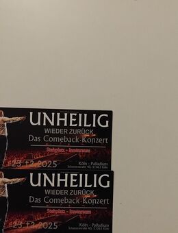 2 Unheilig Tickets Köln 23.12.2025 - Bad Mergentheim