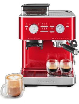 KitchenAid Espressomaschine 5KES6551ECA, Siebträger mit Mühle