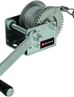 Einhell Handseilwinde TC-WI 500 (max. Tragkraft 500 kg, 10 Meter drallfreies Drahtseil, Rücklaufsperre, Softgrip inkl. Sicherheitslasthaken mit Sicherungsklappe) - Wuppertal