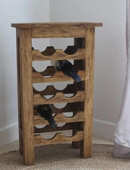 Weinregal / Weinschrank aus mahagoni holz - Hambuch