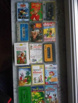 Astrid Lindgren Otfried Preußler Janosch Michael Ende Hans de Beer Kleiner Eisbär Märchen Tabaluga Pumuckl Flitze Feuerzahn Der kleine Vampir 17 Kassetten MC zus. 15,- - Flensburg