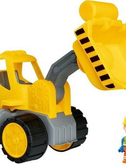 BIG Spielzeug-Radlader Power-Worker Radlader + Figur, Made in Germany