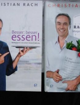 Christian Rach: Besser essen+Rach kocht. 2 Kochbücher Rezepte zus. 5,- - Flensburg