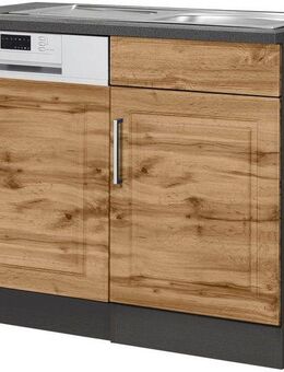 KOCHSTATION Spülenschrank KS-Stockholm hochwertige MDF-Fronten