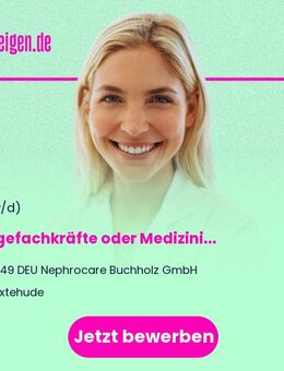 Pflegefachkräfte oder Medizinische Fachangestellte (m/w/d) für die Dialyse - Buxtehude