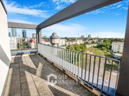 Exklusive Maisonettewohnung mit Terrasse und Blick auf die Frankfurter Skyline im Europaviertel - Frankfurt (Main)