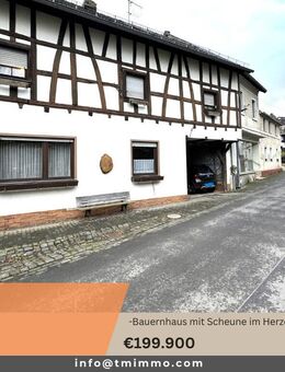 Bauernhaus mit Scheune im Herzen von Gönnersdorf - Gönnersdorf (Landkreis Ahrweiler)