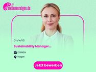 Sustainability Manager (m/w/d) - Hagen (Stadt der FernUniversität)