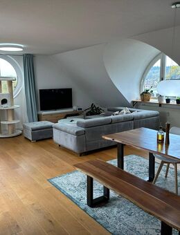 helle 3,5-Zimmer-Dachgeschosswohnung in ruhiger Lage über den Dächern von Bad Säckingen - Bad Säckingen
