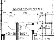 Kleine möbl.1 Zi.Wohnung mit EBK, Fahrstuhl in der Innenstadt zu vermieten. - Weimar