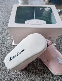 NEU - Ralph Lauren Krabbelschuhe / Baby-Schuhe Gr. 17 pink - Lehrte