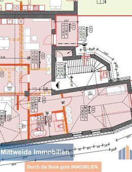 Hochwertig sanierte 4-Raum-Wohnung im 2.OG mit Balkon *Erstbezug* - Hainichen (Sachsen)