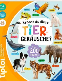Ravensburger Buch tiptoi® - Kennst du diese Tiergeräusche?, Made in Europe