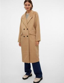 Vero Moda Langmantel VMHARPER LONG WOOL COAT GA NOOS mit Wollanteil