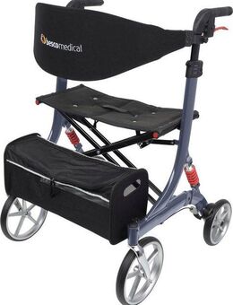 bescomedical Rollator Spring XL-Large, Größe XL-L (Sitzhöhe 58cm), höhenverstellbare Griffe