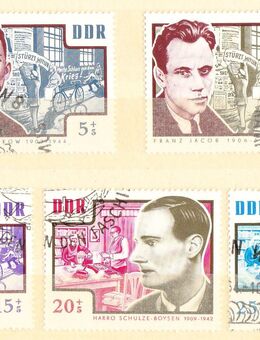DDR Briefmarken Widerstandskämpfer (418) - Hamburg