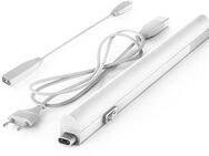 B.K.Licht Lichtleiste, LED fest integriert, Neutralweiß, Unterbauleuchte, Küchenlampe, Stecksystem, 4W 400 Lumen 4.000K, weiß