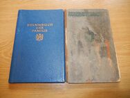 2 Stammbücher mit Gebührenmarken (Fiskalmarken) - Krefeld