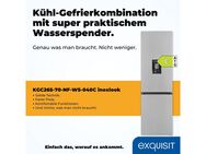 exquisit Kühl-/Gefrierkombination KGC265-70-NF-WS-040C, 180,5 cm hoch, 54 cm breit, EEK C, 251 L Nutzinhalt, NoFrost, Wasserspender