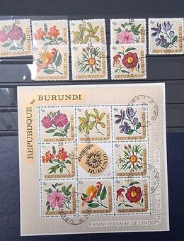 Burundi 1967 Anniversary of the Independence Satz komplett gestempelt gezähnt - Görlitz