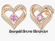 Rosegold Herzen Ohrstecker - Dessau-Roßlau