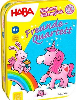 Haba Spiel Einhorn Freunde-Quartett, Mitbringspiel, Made in Germany