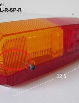 RAR SELTEN! GLAS Jokon Rückleuchte Wohnwagen gebr. 43304R7/43304R6/43304R4 RECHTS (ohne Sockel) Sonderpreis (Riss) BBS 330 - Schotten Zentrum