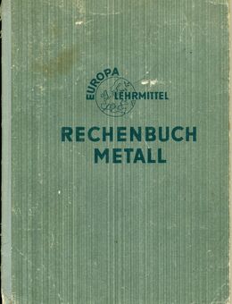 Rechenbuch Metall Europa Lehrmittel 18. Auflage 7/1975 193 Seiten - Hamburg Wandsbek